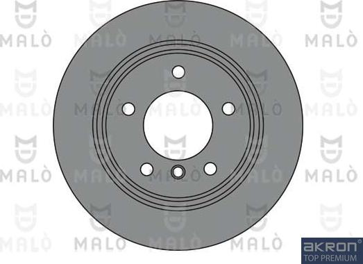 AKRON-MALÒ 1110220 - Гальмівний диск autocars.com.ua