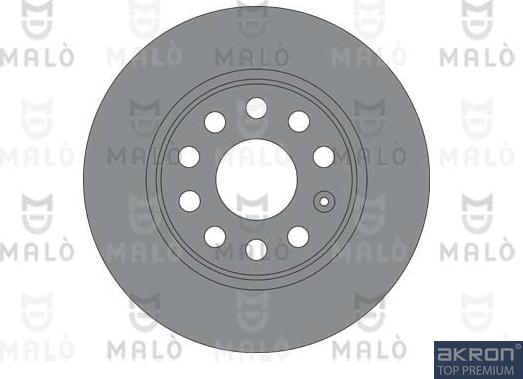 AKRON-MALÒ 1110273 - Гальмівний диск autocars.com.ua
