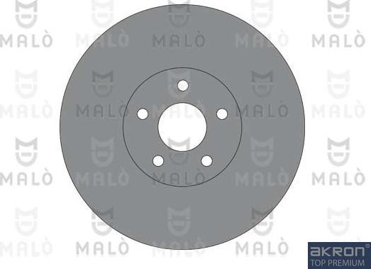 AKRON-MALÒ 1110397 - Гальмівний диск autocars.com.ua