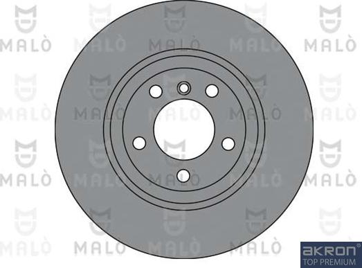 AKRON-MALÒ 1110449 - Гальмівний диск autocars.com.ua