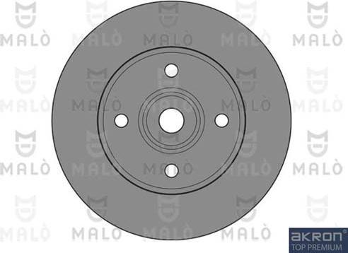 AKRON-MALÒ 1110490 - Гальмівний диск autocars.com.ua