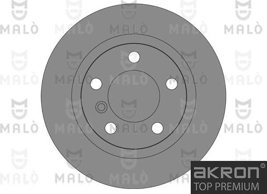AKRON-MALÒ 1110493 - Гальмівний диск autocars.com.ua
