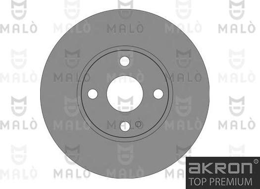 AKRON-MALÒ 1110506 - Гальмівний диск autocars.com.ua