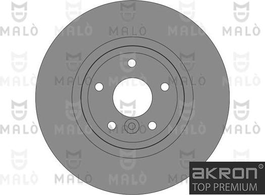 AKRON-MALÒ 1110523 - Гальмівний диск autocars.com.ua