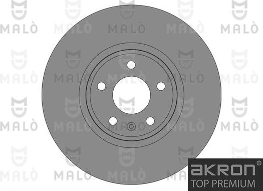 AKRON-MALÒ 1110527 - Гальмівний диск autocars.com.ua