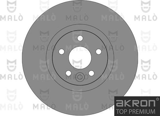 AKRON-MALÒ 1110530 - Гальмівний диск autocars.com.ua