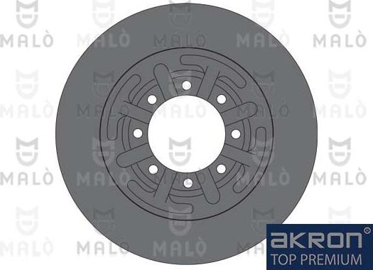 AKRON-MALÒ 1110544 - Гальмівний диск autocars.com.ua