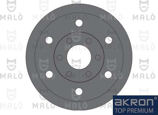 AKRON-MALÒ 1110546 - Гальмівний диск autocars.com.ua