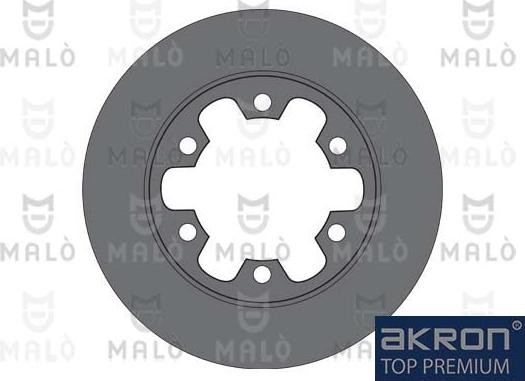 AKRON-MALÒ 1110548 - Гальмівний диск autocars.com.ua
