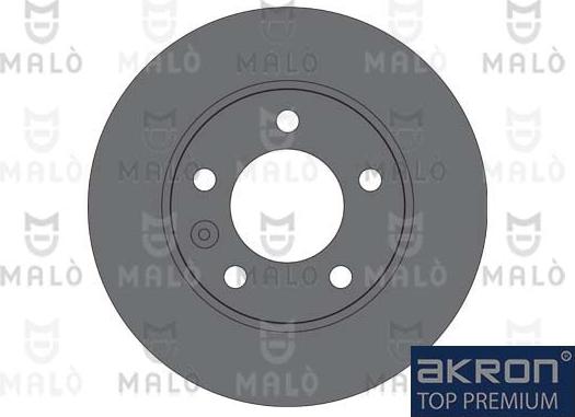 AKRON-MALÒ 1110551 - Гальмівний диск autocars.com.ua