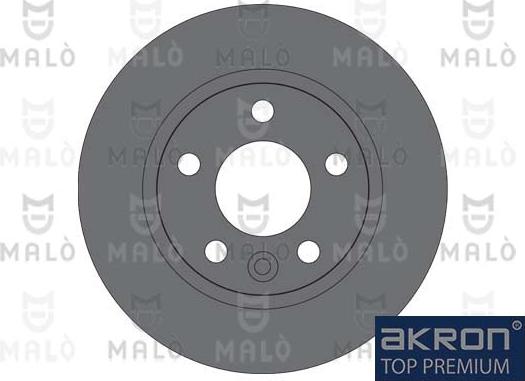 AKRON-MALÒ 1110553 - Гальмівний диск autocars.com.ua