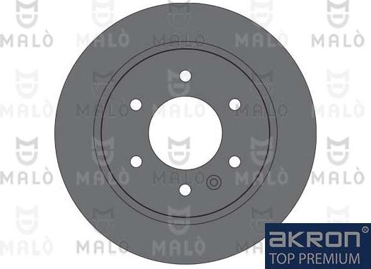 AKRON-MALÒ 1110556 - Гальмівний диск autocars.com.ua