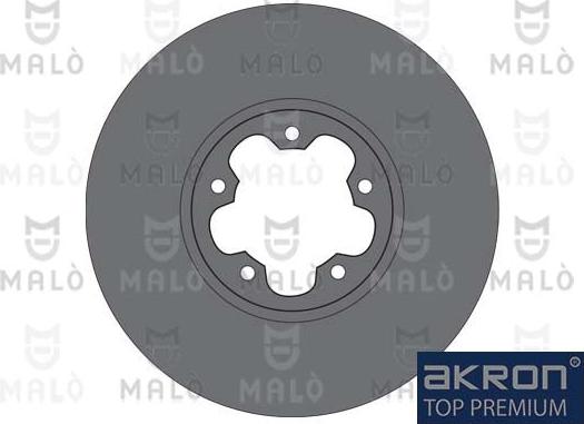 AKRON-MALÒ 1110560 - Гальмівний диск autocars.com.ua