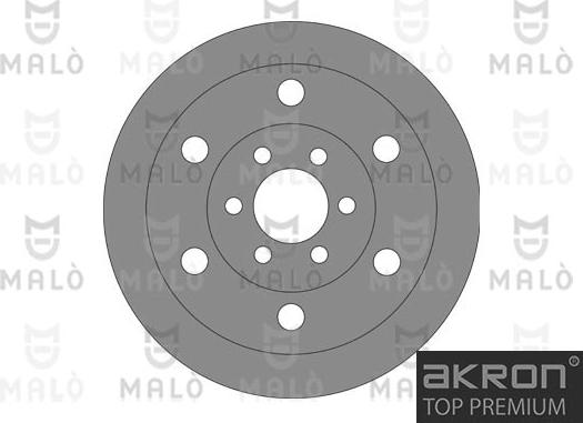 AKRON-MALÒ 1110566 - Гальмівний диск autocars.com.ua