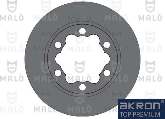 AKRON-MALÒ 1110572 - Гальмівний диск autocars.com.ua
