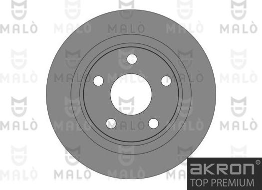 AKRON-MALÒ 1110589 - Гальмівний диск autocars.com.ua