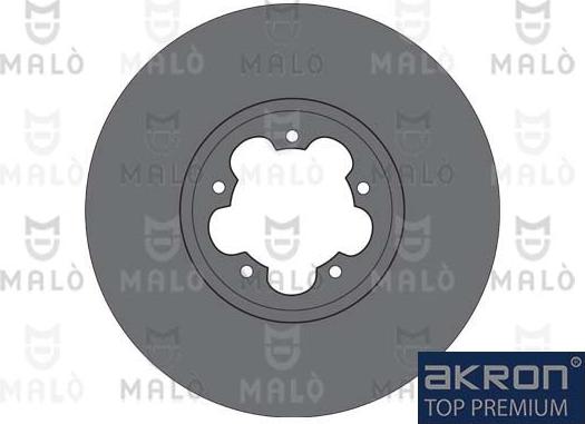 AKRON-MALÒ 1110597 - Гальмівний диск autocars.com.ua