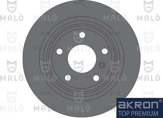 AKRON-MALÒ 1110622 - Гальмівний диск autocars.com.ua