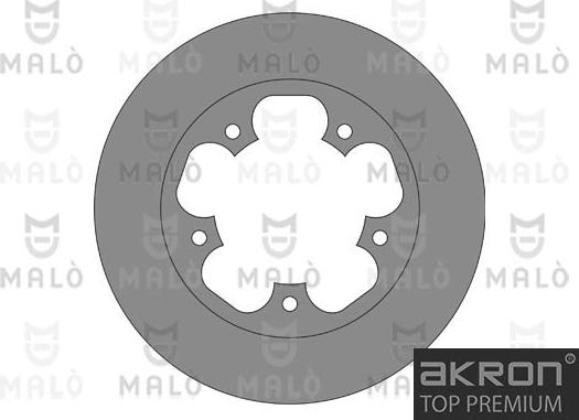 AKRON-MALÒ 1110628 - Гальмівний диск autocars.com.ua