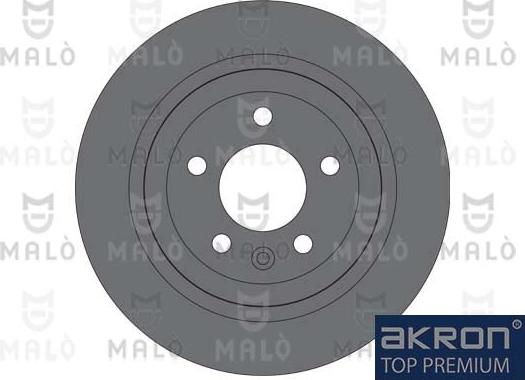 AKRON-MALÒ 1110636 - Гальмівний диск autocars.com.ua