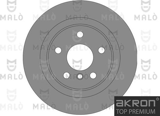AKRON-MALÒ 1110646 - Гальмівний диск autocars.com.ua