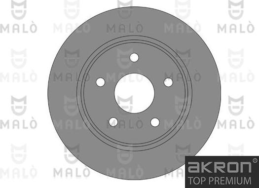 AKRON-MALÒ 1110649 - Гальмівний диск autocars.com.ua