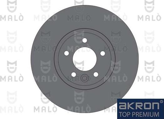 AKRON-MALÒ 1110668 - Гальмівний диск autocars.com.ua