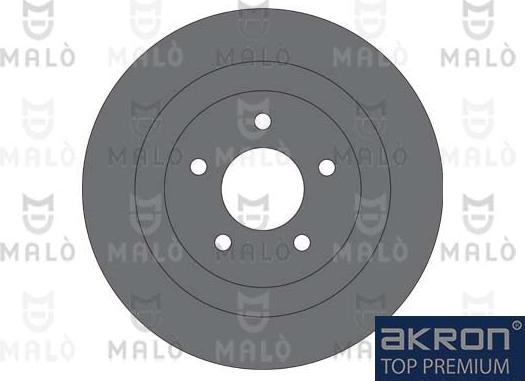 AKRON-MALÒ 1110676 - Гальмівний диск autocars.com.ua