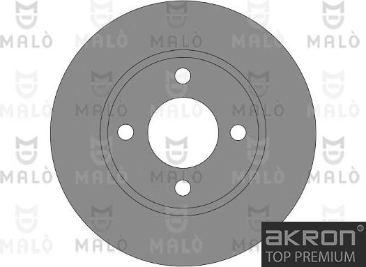 AKRON-MALÒ 1110679 - Гальмівний диск autocars.com.ua