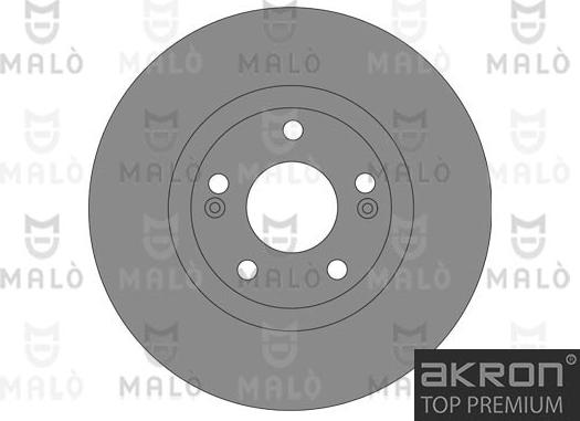 AKRON-MALÒ 1110685 - Гальмівний диск autocars.com.ua