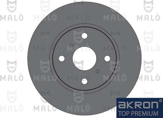AKRON-MALÒ 1110700 - Гальмівний диск autocars.com.ua