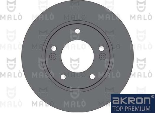 AKRON-MALÒ 1110705 - Гальмівний диск autocars.com.ua