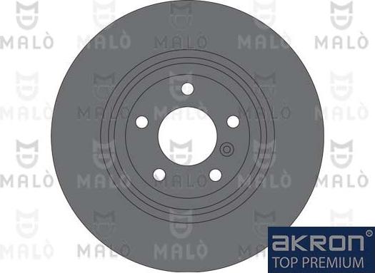 AKRON-MALÒ 1110710 - Гальмівний диск autocars.com.ua