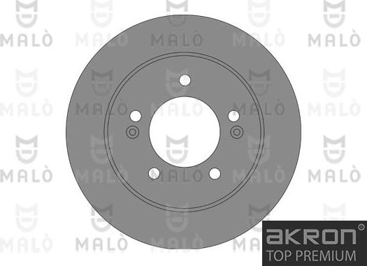 AKRON-MALÒ 1110726 - Гальмівний диск autocars.com.ua