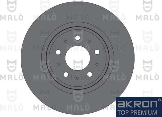 AKRON-MALÒ 1110731 - Гальмівний диск autocars.com.ua