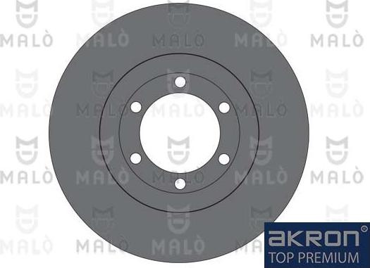 AKRON-MALÒ 1110735 - Гальмівний диск autocars.com.ua