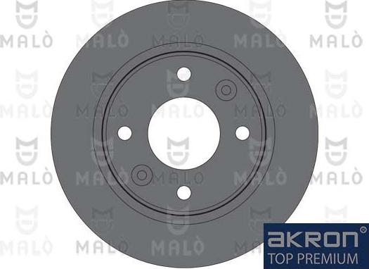 AKRON-MALÒ 1110741 - Гальмівний диск autocars.com.ua