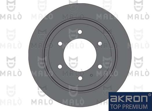 AKRON-MALÒ 1110746 - Гальмівний диск autocars.com.ua