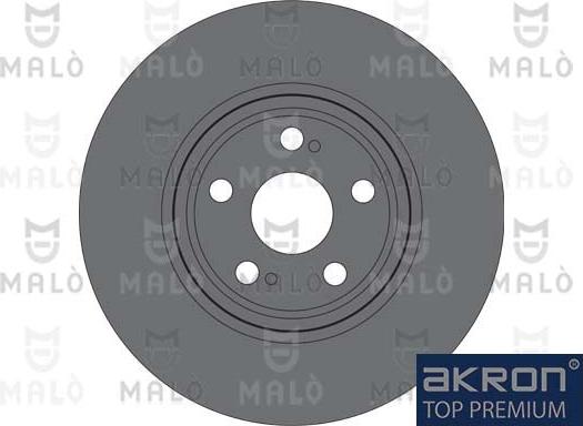 AKRON-MALÒ 1110748 - Гальмівний диск autocars.com.ua