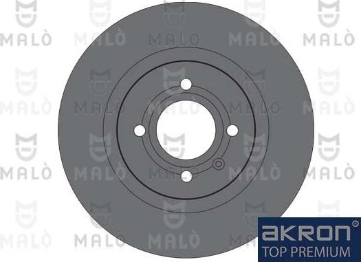 AKRON-MALÒ 1110752 - Гальмівний диск autocars.com.ua