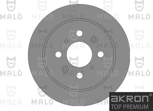 AKRON-MALÒ 1110760 - Гальмівний диск autocars.com.ua