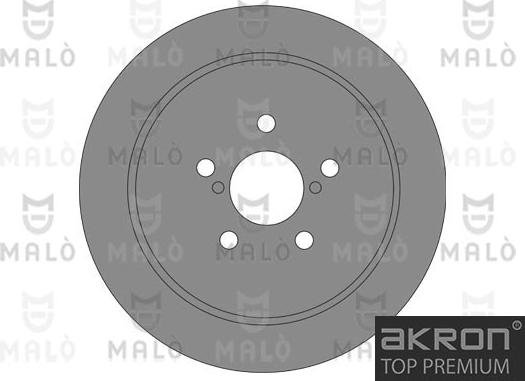 AKRON-MALÒ 1110765 - Гальмівний диск autocars.com.ua