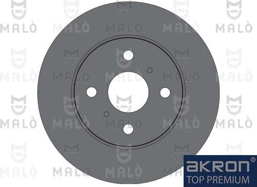 AKRON-MALÒ 1110766 - Гальмівний диск autocars.com.ua