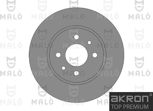 AKRON-MALÒ 1110777 - Гальмівний диск autocars.com.ua