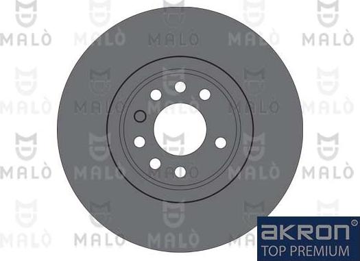 AKRON-MALÒ 1110787 - Гальмівний диск autocars.com.ua