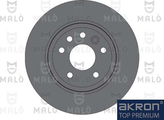 AKRON-MALÒ 1110788 - Гальмівний диск autocars.com.ua