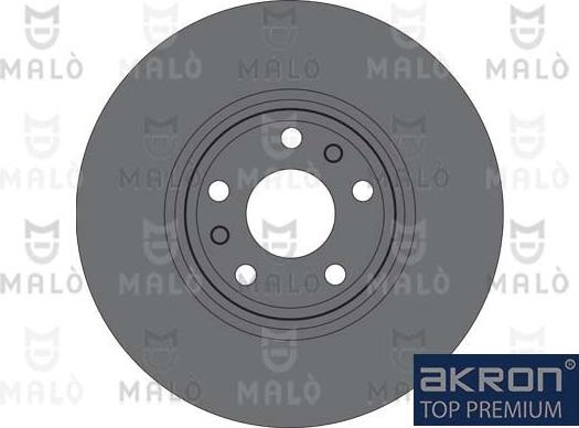 AKRON-MALÒ 1110789 - Гальмівний диск autocars.com.ua
