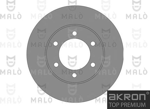 AKRON-MALÒ 1110792 - Гальмівний диск autocars.com.ua