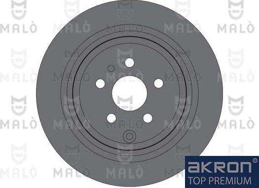 AKRON-MALÒ 1110802 - Гальмівний диск autocars.com.ua