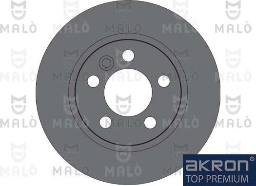 AKRON-MALÒ 1110831 - Гальмівний диск autocars.com.ua